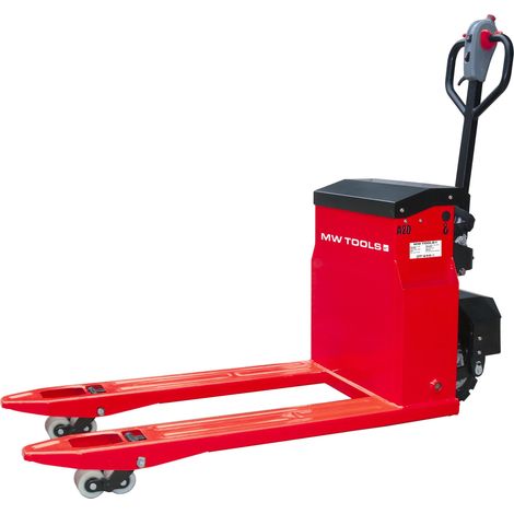 Mw Tools – Transpalette électrique 3T – Batterie gel 48V 32Ah – Pour sols irréguliers et pentes jusqu'à 8% – TPL3000P