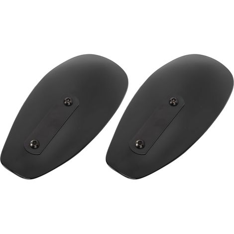 Motorcycle Guard Guard Réduction de la Résistance au Vent, Moto à Ajustement Universel, Vélo électrique, ABS + Métal (BLACK) (1/4)
