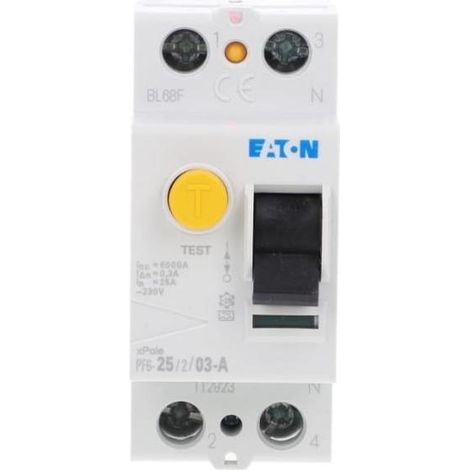 Interruttore differenziale Eaton pf6-25 25A 0,3A protezione