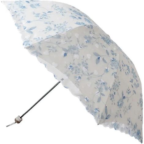 Parasol pliable en dentelle, protection solaire UV, idéal pour les trajets quotidiens et les activités de plein air.-AquaForge (1/5)