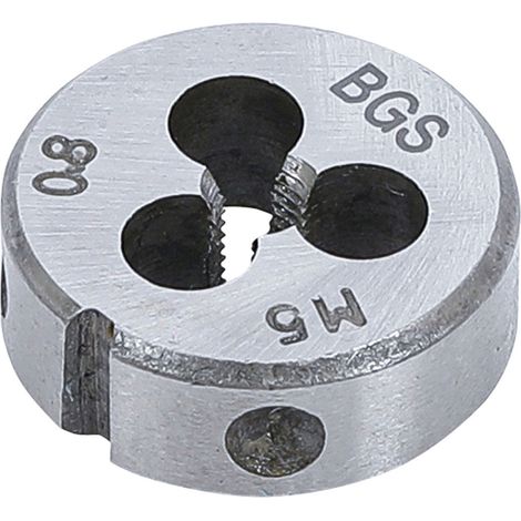 Filiere m5 x 0.8 x 25 metrique pas standard de 5 x 80 cage de 25.4 mm