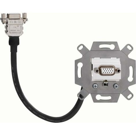 Rutenbeck VGA-Anschlussdose 1-fach KM-VGA KP Up 0 rw