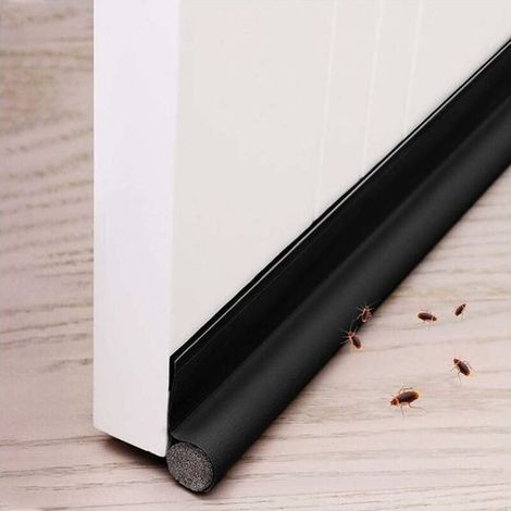 Joint d'étanchéité simple face de 96 cm avec joint auto-adhésif pour bas de porte, protection contre les courants d'air et le froid (1/5)