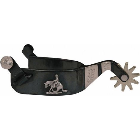 Speroni western in ferro nero modello Reining