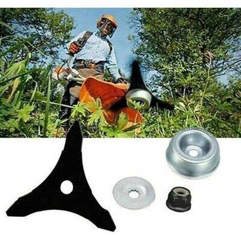 Lame De Coupe Pour Débroussailleuse - 3 Dents - Alésage 25 4 Mm Ou 20 Mm - Compatible Avec Débroussailleuses À Fil F S120 F S130 F S130 R - 1 Pièce (1/5)