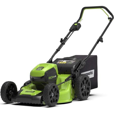 Alpina – Tondeuse à batterie 60V GD60LM46SP – Largeur de coupe 46 cm – Automoteur – Fonction 3 en 1 – Pour pelouses jusqu'à 700m² (1/5)