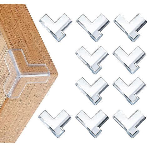 Protection pour bébé, protections - Coins de meubles et bordures de sécurité - (10 pièces) - Type 10 (1/5)