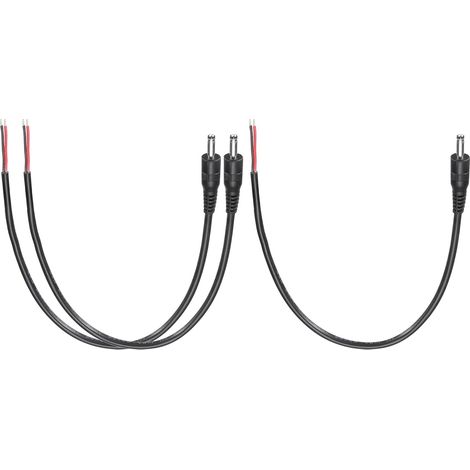 3pcs Câbles Pigtail Alimentation DC, Connecteur Mâle Barrel 3.5mm x 1.35mm à Fil Nu Ouvert 25cm pour PC Laptop Jouets Téléphone Appareils Électroniques (1/5)