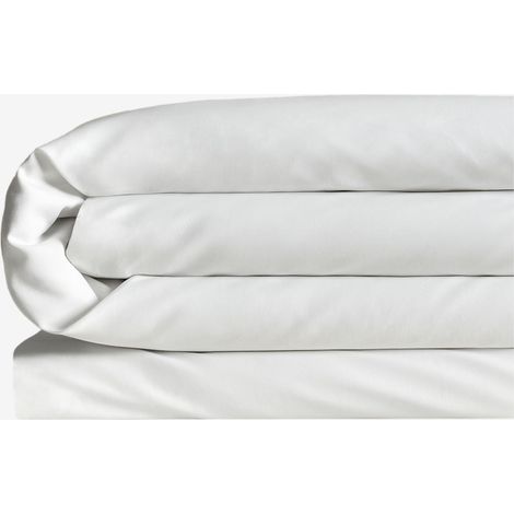 SKLUM Sampras Satin-Bettbezug mit Fadendichte 300 Weiss Bett 135/140cm (220 x 220 cm)