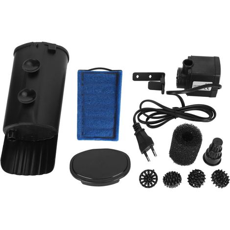 Pompe de filtration interne pour aquarium avec cascade pour tortues, mini-pompe silencieuse pour aquariums à tortues et poissons. - AquaForge (1/5)