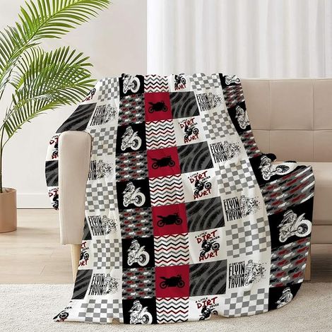 Couverture En Polyster Microfibre - 120x90 Cm - Pour Canapé Lit Extérieur - 1 Pièce (1/5)