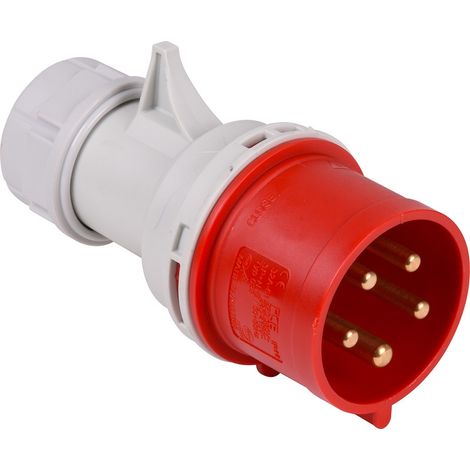 Kopp Prise IP44 rouge - 5 broches - 32A (Import Allemagne)