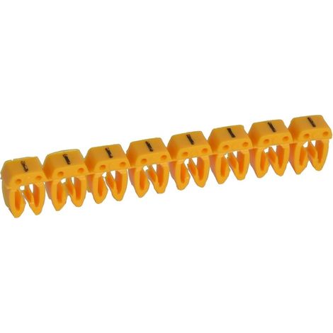 038283 Legrand - Boite De 300 Repères Cab 3 Pour Fils 1,5mm² à 2,5mm² - Marquage Signe Moins (1/2)