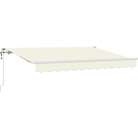 Maison Exclusive - Tenda Retrattile Crema 250 x 200 cm Tessuto