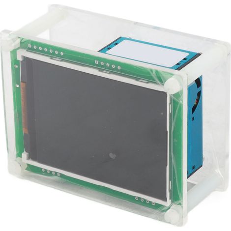 Détecteur de PM2.5 à LED pour la qualité de l'air domestique et automobile, avec communication A1 de 7,1 cm (2,8 pouces). (1/5)