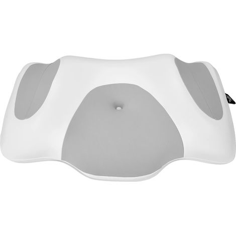 Almohada cervical ergonómica, multifuncional, gris claro. (1/2)
