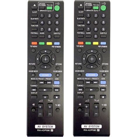 2x Fernbedienung RM-ADP090 zum Ersatz der AV-Systeme HBD-E2100, DBD-E3100, BDV-E4100 und BVD-E6100 (1/4)