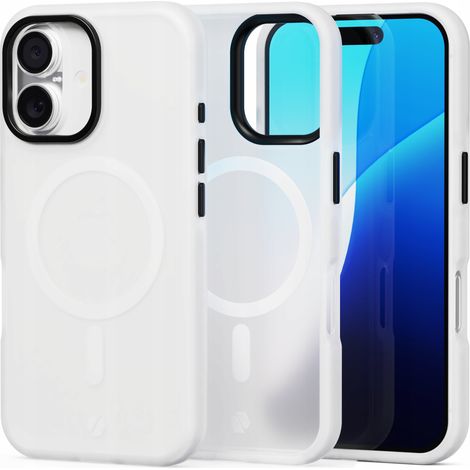 Custodia magnetica opaca per supporti MagSafe, cover posteriore per iPhone 16 (1/5)