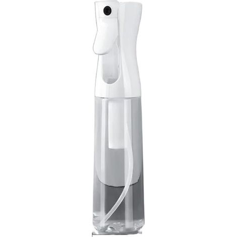 Bouteille de Vaporisateur Pour Les Cheveux, Continuous Water Bouteille de Vaporisation Mister Vide, Apprivoiser Les Cheveux le Matin, Coiffure, Plantes 300ml Vaporisateurs Vides - Transparent (1/4)