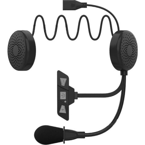 Écouteurs sans fil Bluetooth 5.2 pour casque de moto avec haut-parleur mains libres - FFY (1/4)