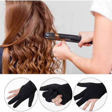 Gants De Coiffure, D'Isolation, Pour Coiffer Les Cheveux Avec Un Fer À Lisser (1/3)