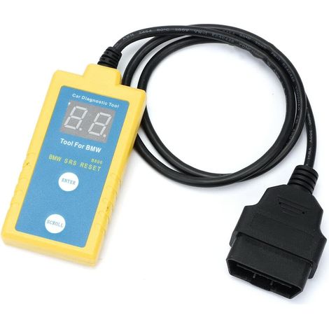 Airbag-Reset-Tool, 20-poliger OBDII-Reparaturdiagnosescanner B800 SRS-Codeleser, kompatibel mit BMW 1994–2003, Zurücksetzen der SRS-Airbagleuchte am Armaturenbrett