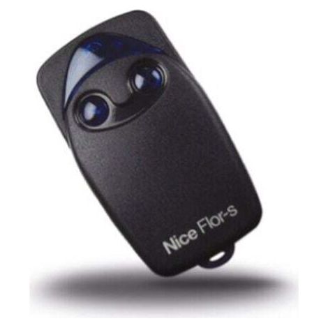 Nice – Télécommande 2 canaux 433.92 MHz – Portée 150m extérieur, 35m intérieur – Alimentation pile 12V type 23A – Indice IP40 - FLO 2 RS (1/2)