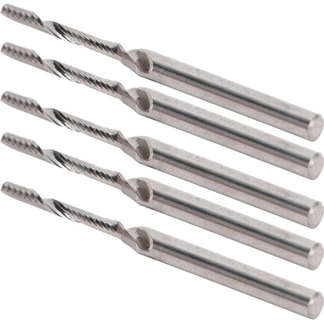 Fraise Hélicoïdale à une Seule Lèvre pour Défonceuse, Lot de 5 (1/5)