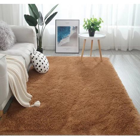 Tapis enfant 60x120 cm en velours shaggy – Antidérapant avec picots en caoutchouc – Lavable en machine – Confort pour jeux au sol (1/5)