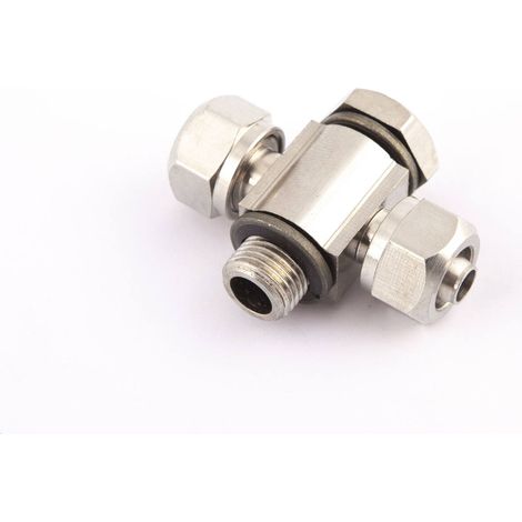 Raccord T ø8mm pour vérin table tournante de monte/démonte pneus - SA 0195 - CLAS Equipements