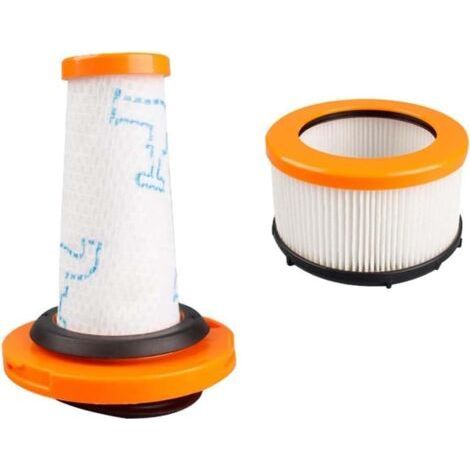 Filtre pour Rowenta X-FORCE FLEX 9.60, Filtres pour Rowenta X-FORCE FLEX 9.60 et X-NANO ESSENTIAL RH20xx, 1 Pré-Filtres + 1 Filtres Moteur, Filtres HEPA lavables pour ZR009010, ZR009012 (1/5)