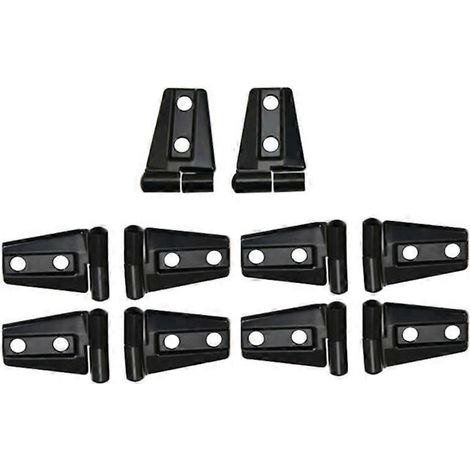 10X Cache-charnières de capot et de porte pour Jeep Wrangler JK JKU 2007-2017 (1/5)