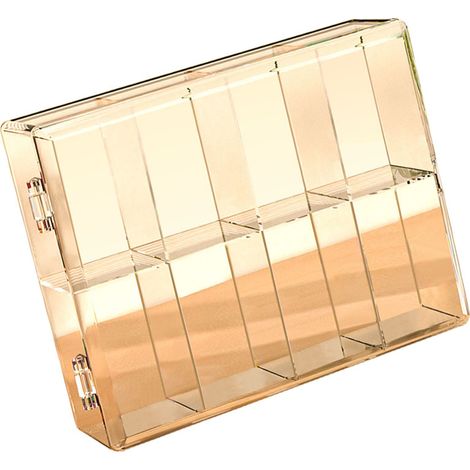 Boîte de rangement transparente à 8 compartiments pour figurines d'anime, idéale pour ranger vos figurines à la maison. (1/5)