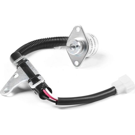 Disponible en une seule couleur : argent et noir. Matériaux : ABS et métal. Électrovanne d’arrêt moteur 12 V coupure d’alimentation en carburant. (1/5)