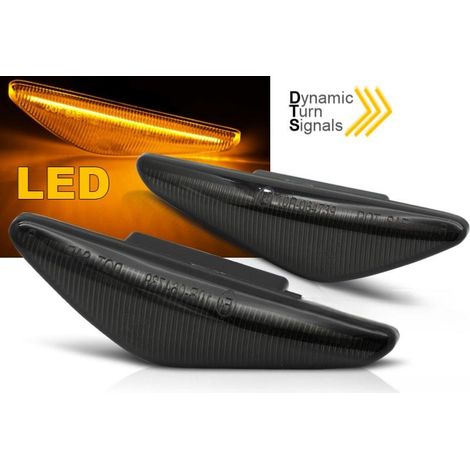 Paire Clignotant Repetiteur BMW E46 Coupe de 2003 a 2006 Fume Led Dynamique-41036900 (1/3)