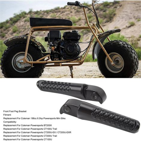 Pédales avant en aluminium 2 pièces gauche/droite pour Coleman Powersports BT200X CT200U CT100U - Fixation robuste anti-dérapante (1/5)