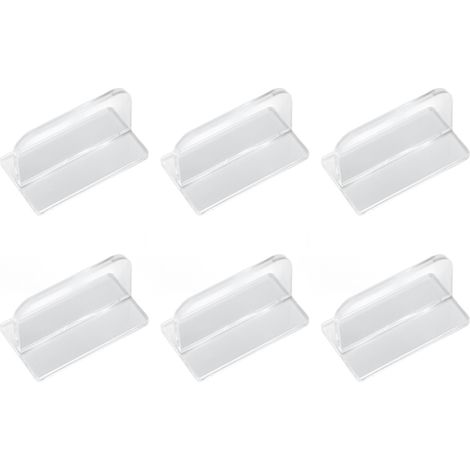 Lot de 6 poignées de couvercle d'aquarium en acrylique durable, offrant une prise en main sûre et un confort optimal. (1/5)
