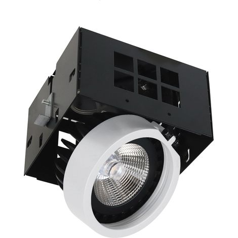 Empotrable techo tilt ATOLON DALI,Push LED COB 17W 2280lm CRI85 4000K 28º Blanco (1/5)