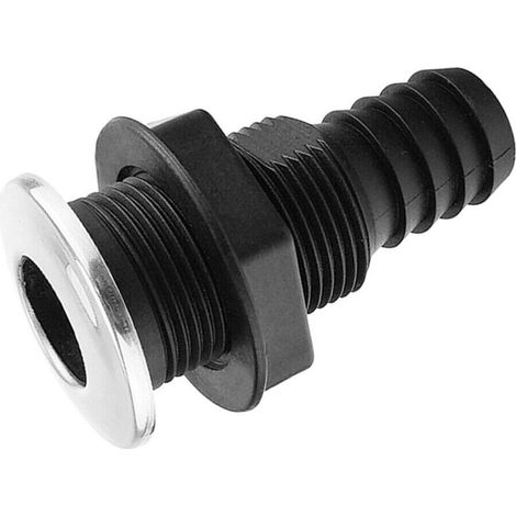 5/8-Zoll-Nylon-Wasserauslass für Boote und Yachten, Bootszubehör, Kunststoff-Wasserauslass, Boots- und Yachtzubehör, 1-1/8-Zoll-Nylon (1/3)
