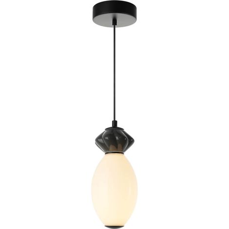 Suspension LED Balos noir mat italux PND-94921-1B-BK (1/3)