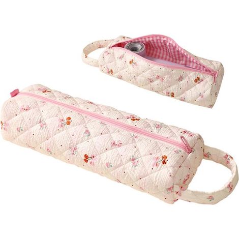 Aufbewahrungstasche für Haarstyling-Geräte – Aufbewahrungstasche – Reisetasche – Geeignet für Haartrockner und Lockenstäbe – Material: Polyester – Rosa (1/5)
