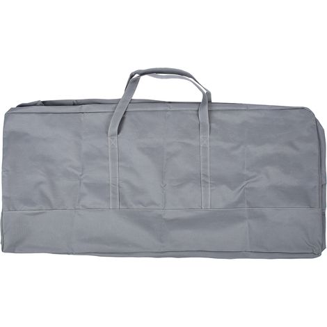 Grand sac de rangement pour coussins de meubles d'extérieur Organisateur de jardin imperméable et anti-poussière (gris) (1/5)