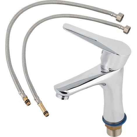 Einhebel-Waschtischarmatur mit G1/2"-Anschluss und UK-Stecker (1/5)