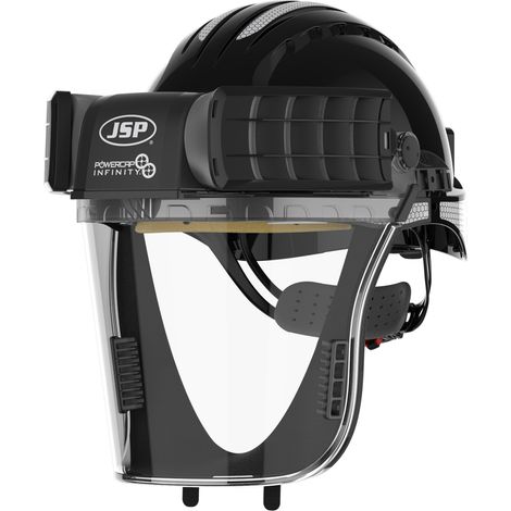 JSP Gebläseatemschutz mit integriertem Kopf- und Gesichtsschutz PowerCap Infinity, Typ: SET