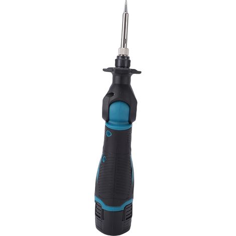 Fer à souder sans fil, kit de soudure portable rechargeable 12V pour réparation électronique, câblage auto, bijouterie, 2 batteries et 1 chargeur prise UE 220V (1/5)