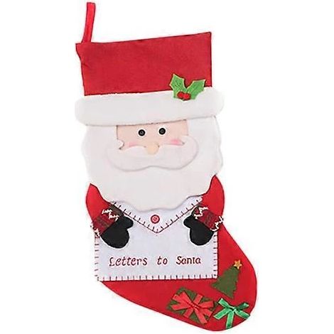 Chaussette de Noël blanche (1/4)