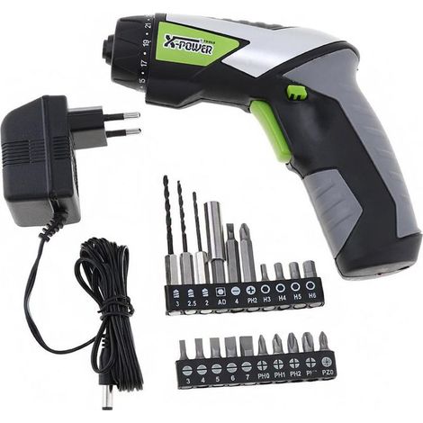 EASYCOMFORT Mini tournevis électrique sans fil 4.8V, outils électriques, Rechargeable,lampe de travail LED Portable multifonction (1/4)