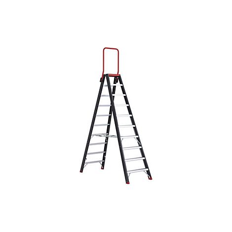 Escalera tipo tijera de seguridad ascenso por ambos lados 2 x (1/4)