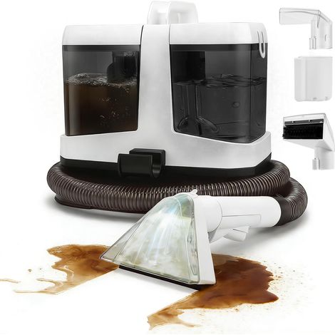 Shampouineuse Canapé 600w, Nettoyeurs Tapis et Moquettes 16000pa Aspirateur Injecteur Tissu dé Tacheur Nettoyeur de Tache, Nettoyeur Vapeur pour IntéRieur de Voiture Tapis (1/5)