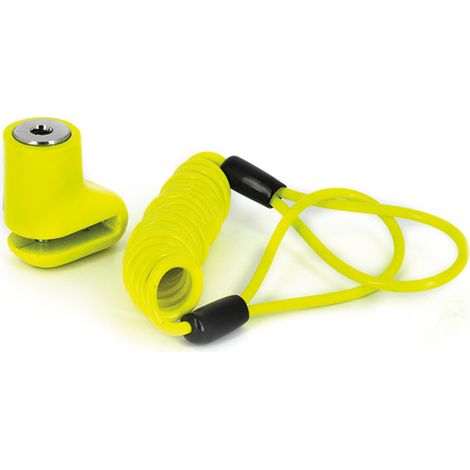 Antivol Bloque Disque Scooter + Cordon Livré avec 2 Clefs